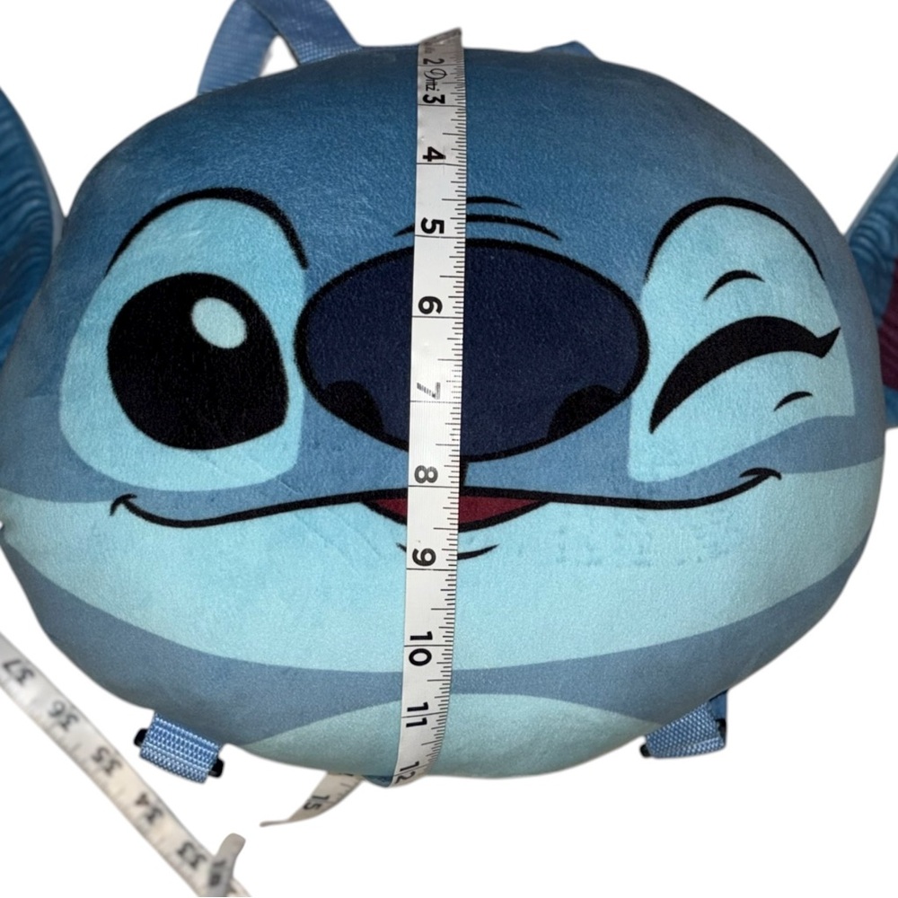 🚨3 for $15 Original Disney Lilo & Stitch Plush Head Backpack Super Soft NWT - Picture 5 of 7